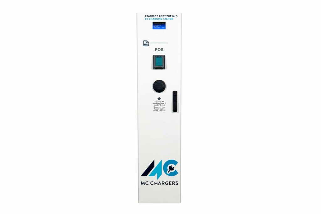 POSeidon 22kw Σταθμός Φόρτισης με ενσωματωμένο POS, Type 2